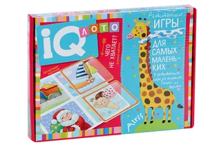 IQ-лото Айрис-Пресс для малышей чего не хватает 27 карточек