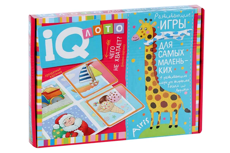 IQ-лото Айрис-Пресс для малышей чего не хватает 27 карточек