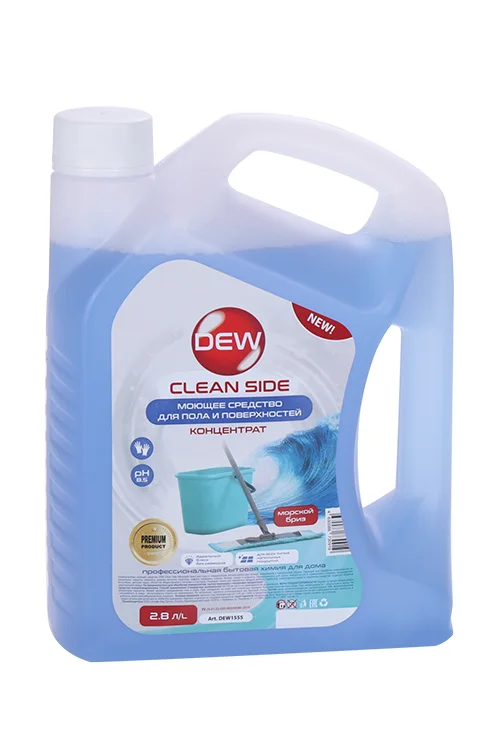 Средство DEW Clean Cide моющее универ для пола / поверхностей голубой 2,8 л