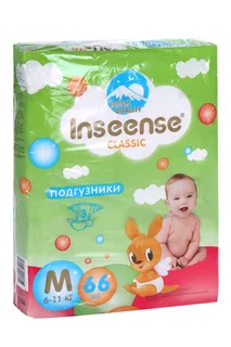 Подгузники Inseense Classic M (6-11 кг) 66 шт (4650099654170)