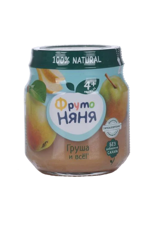 Пюре Фрутоняня груша (с 4 мес) 100 гр