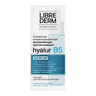 Сыворотка Librederm Hyalur B5 концентрир увлаж против морщин 40 мл