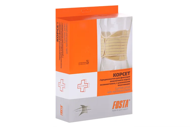 Корсет Fosta поясничный с 4 усилен пластинами F5210 ширина изделия - 24 см р XXL