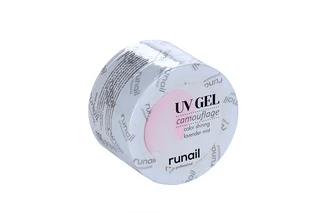 УФ-гель RuNail Professional камуфлир для моделир / выравн ногтей Сияющий лавандовый туман 15 гр