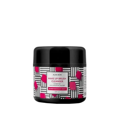Салфетки Alisa Bon Make Up Brush Cleanser для очищения кистей 100 шт