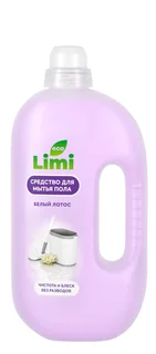 Средство для мытья пола с ароматом: белый лотос 1л Limi eco