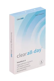 Линзы Clearlab Clear all-day контактные R 8,6 (диоптрия -5,75) 6 шт