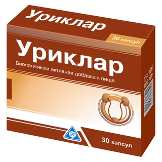 Уриклар капсулы 430 мг 30 шт