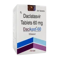 Даклатасвир (генерик Даклинза) Dacikast 60 мг 28 шт