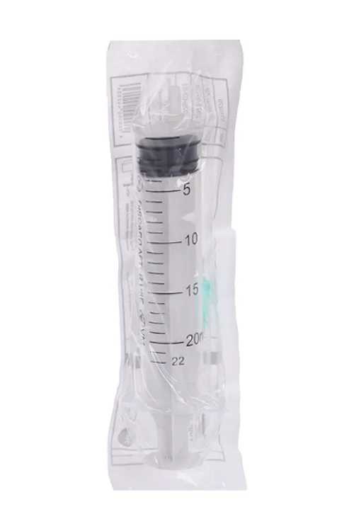 Шприц Vogt Medical 3-х комп с прилож иглой 21G 11/2"(0,8×40 мм) Луер слип, 20 мл
