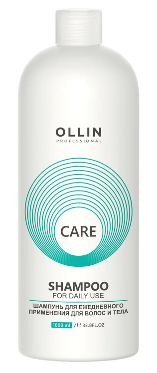 Шампунь Ollin Professional Care для волос и тела для ежеднев применения, 1 000 мл