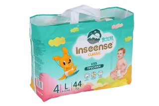 Трусики-подгузники Inseense Classic V5S L (9-14 кг) 44 шт изумруд