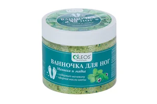 Ванночка для ног Мелиса / мята 350 гр Oleos