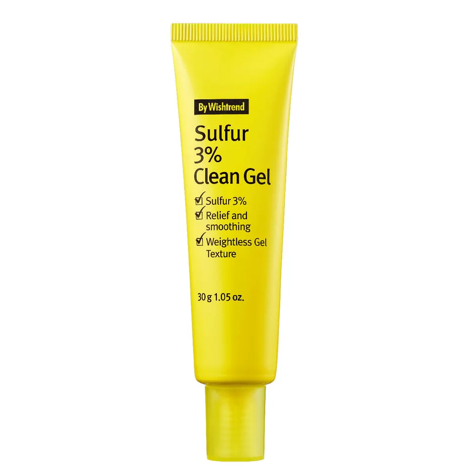 Sulfur 3% Clean Gel Крем с серой против высыпаний 30 g BY Wishtrend