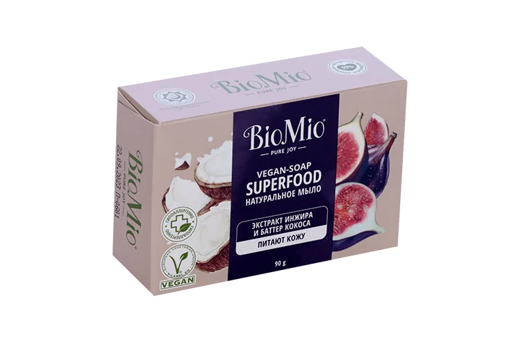 Мыло BioMio Bio-Soap Инжир и Кокос натуральное 90 гр