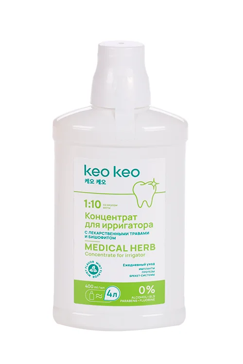 Концентрат КЕО КЕО со вкусом Мяты для ирригатора, 400 мл