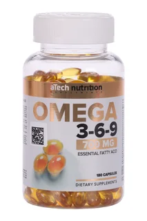 Омега 3-6-9 aTech Nutrition 700 мг 180 шт капсулы желатиновые мягкие