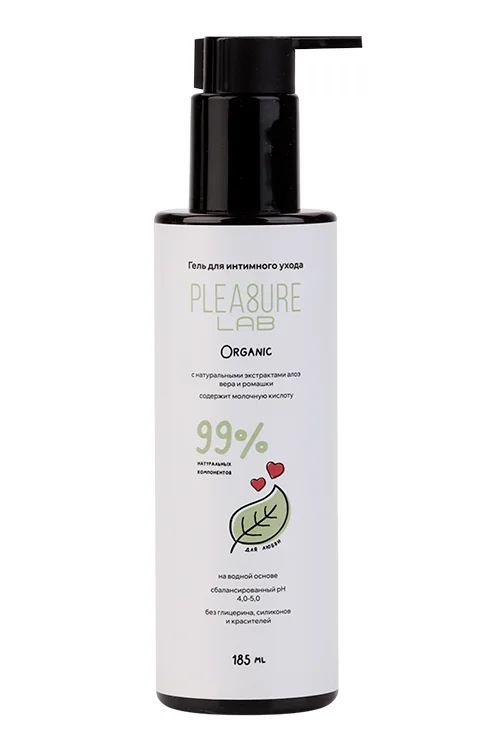 Гель Pleasure Lab Organic для интимного ухода 185 мл