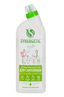 Средство Synergetic для мытья сантехники Зеленая сила биоразлагаемое 0,7 л