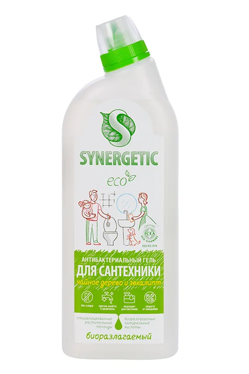 Средство Synergetic для мытья сантехники Зеленая сила биоразлагаемое 0,7 л
