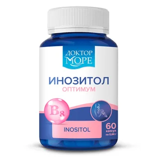 Инозитол оптимум, 60 капсул, желатиновые твердые 660 мг, Доктор Море