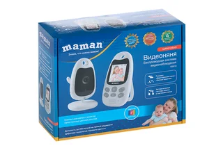 Видеоняня Maman VB610 многофункциональная беспроводная с дальностью 260 м