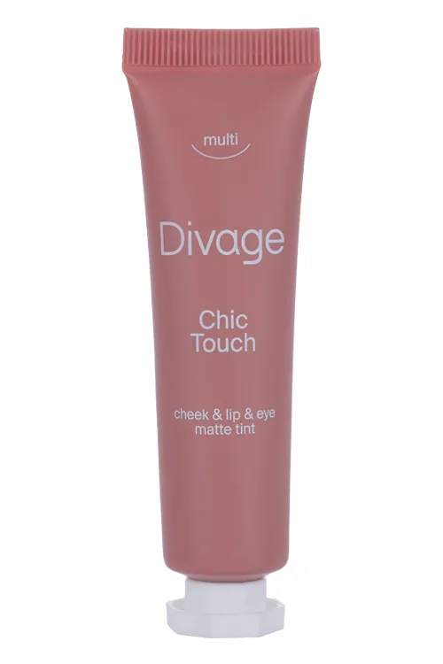 Кремовый тинт Divage Chic Touch Matte Tint для щек губ и глаз тон 02