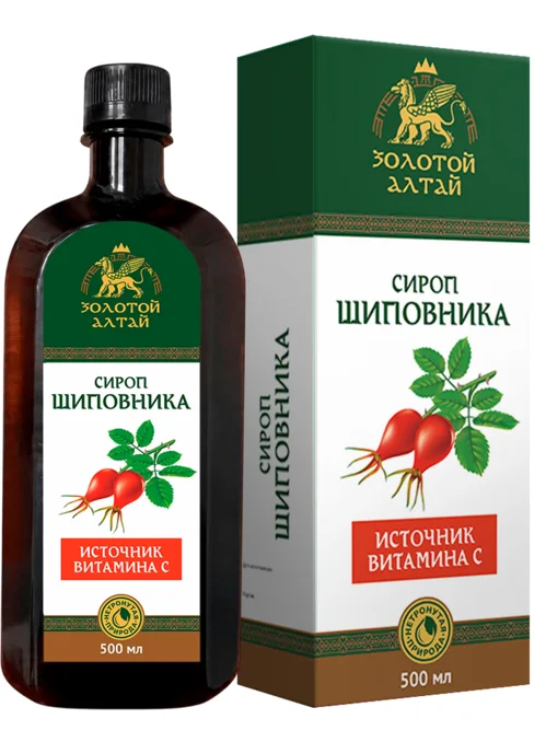 Шиповника плодов экстракт+[аскорбиновая кислота] сироп 500 мл