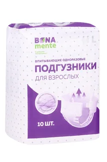 Подгузники Bona Mente для взрослых р L 10 шт