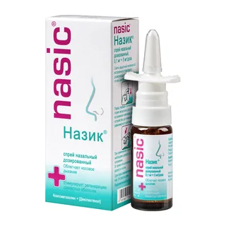 Назик Спрей Назальный 0,1 мг+5 мг / флакон 10 мл С Дозатором