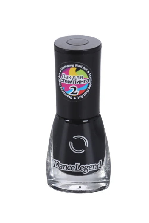 Лак Dance Legend для стемпинга 02 black 6,5 мл