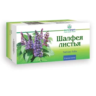 Шалфей листья ф/п 1.5г 20 шт