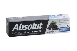 Зубная паста Absolut antibacterial 4White 110 гр пенал