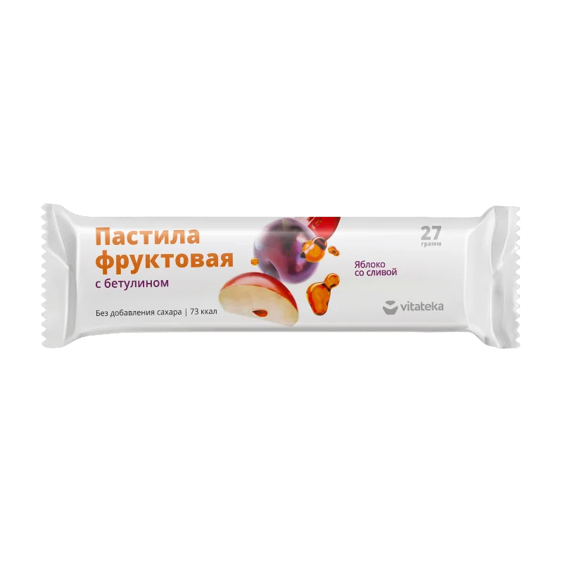 Витатека Пастила Фруктовая 27 гр Яблоко-Слива
