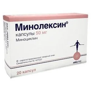 Минолексин 50 мг 20 шт капсулы