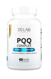 Комплекс PQQ 20 мг +Коэнзим Q10 Solab, 60 шт, капсулы