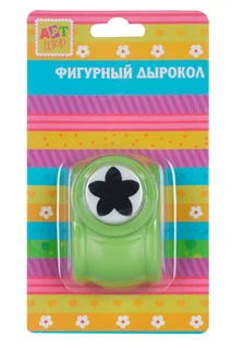 Дырокол Арт Узор фигурный Цветочек d=2,5 см 5×5×4 см Микс