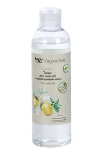 Тоник OrganicZone для жирной / проблемной кожи мятный чай 250 мл