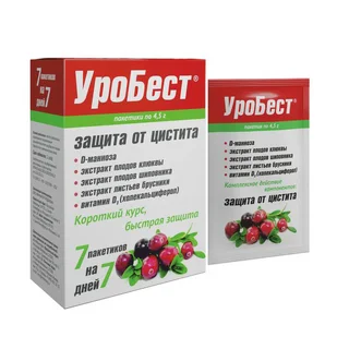 Уробест порошок пакеты 4,5 гр 7 шт