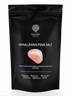 Соль Salt of the Earth для ванны гималайская розовая крупная 1 кг