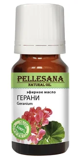 Масло герани эфирное Pellesana. 10 мл