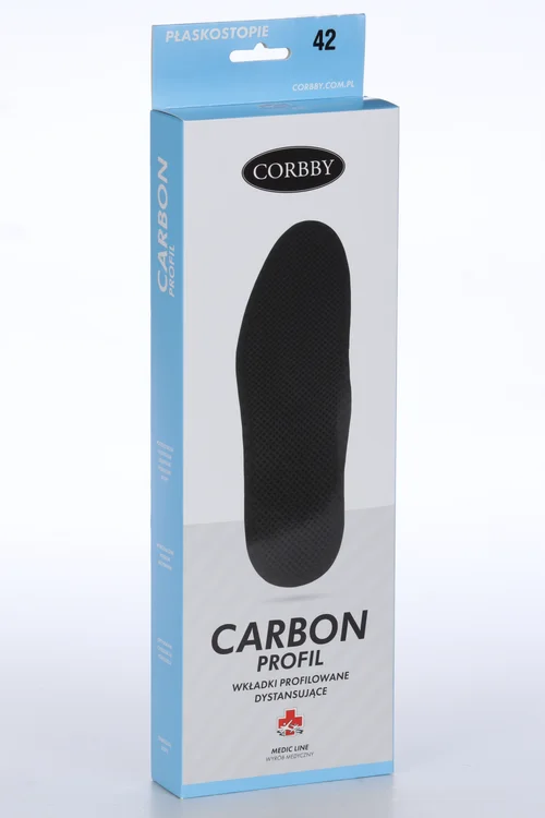 Стельки Corbby Carbon Profile латекс основа мембран ткань жест супинатор р 42