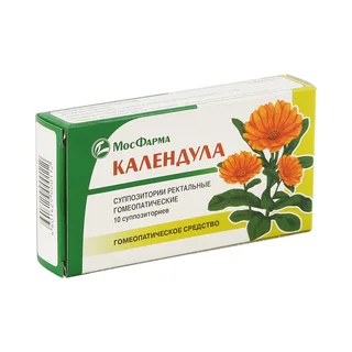 Календула суппозитории ректальные гомеопатические 10 шт