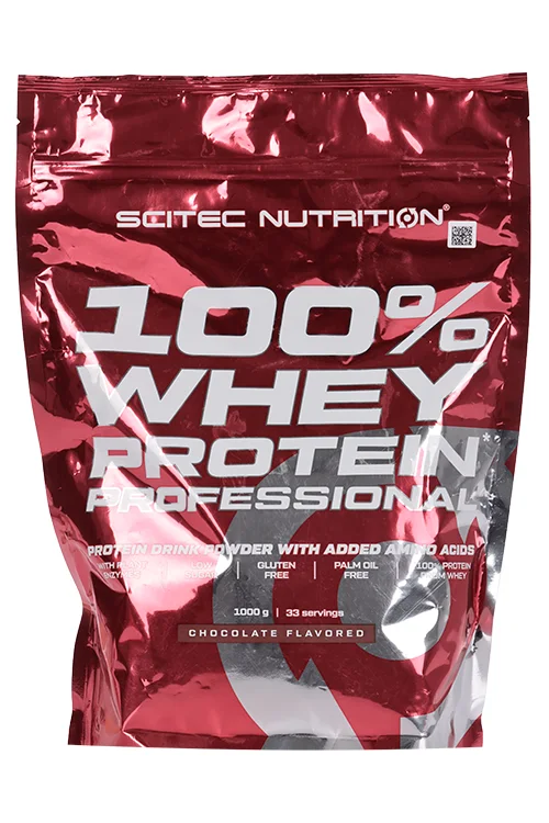 Протеин Scitec Nutrition 100% Whey Protein сывороточный шоколад 1 000 гр