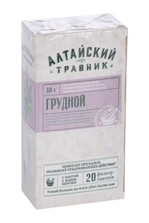Фиточай Алтайский травник Грудной 1,5 г, 20 шт, фильтр-пакет