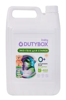 Эко-гель Dutybox Алоэ вера концентрат для стирки детского белья 5 л