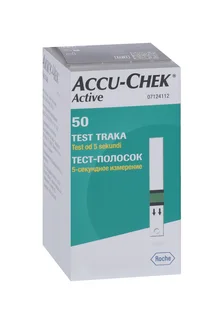 Акку-Чек тест-полоски для глюкометра Актив 50 шт