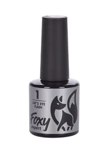 Гель-лак Foxy Expert CAT'S EYE Flash светоотражающий для ногтей №1 8 мл