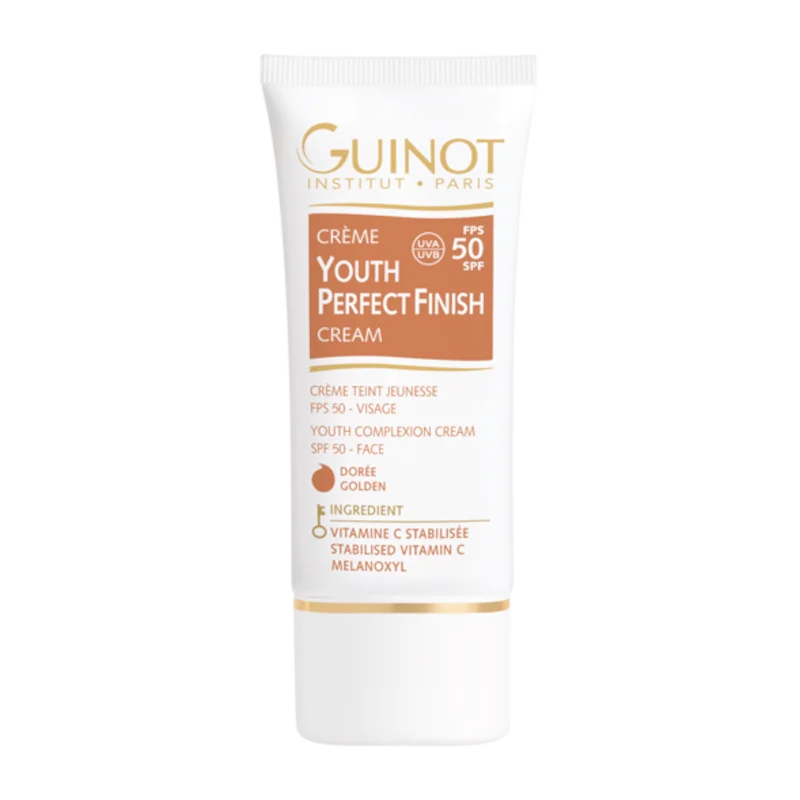 Гино Идеальный Финиш Крем Для Лица Тонирующий Омолаживающий Spf50 30 мл Золотистый