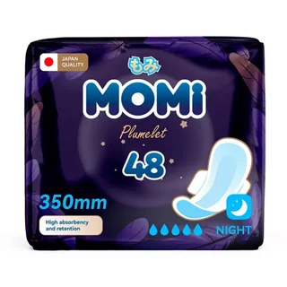 Прокладки Momi Night гигиенические 350 мм 6 шт
